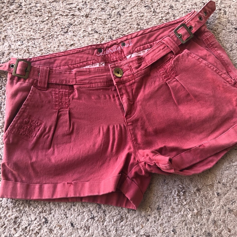 Celebrity Pink size 13 brick red shorts